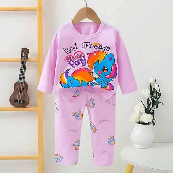 بلوز شلوار راحتی بچه گانه کد 21675