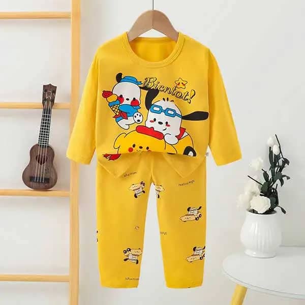بلوز شلوار راحتی بچه گانه کد 21680