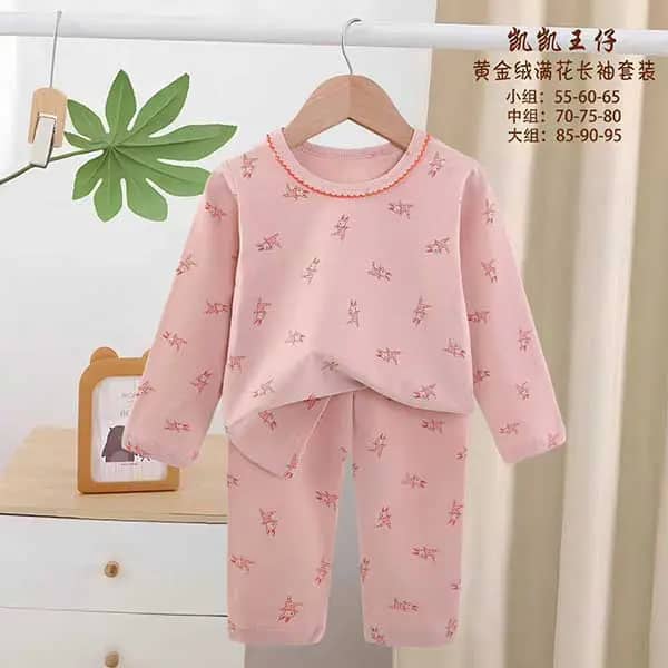 بلوز شلوار راحتی بچه گانه کد 21691