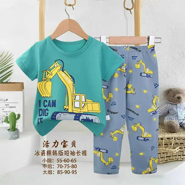بلوز شلوار راحتی بچه گانه کد 21816