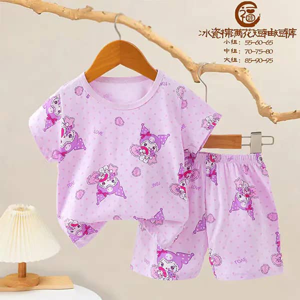 تیشرت شورت دخترانه کد 21880