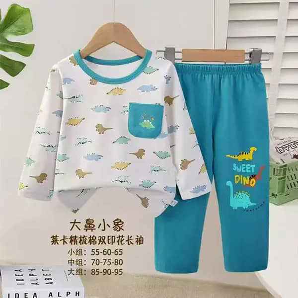 بلوز شلوار راحتی بچه گانه کد 21905