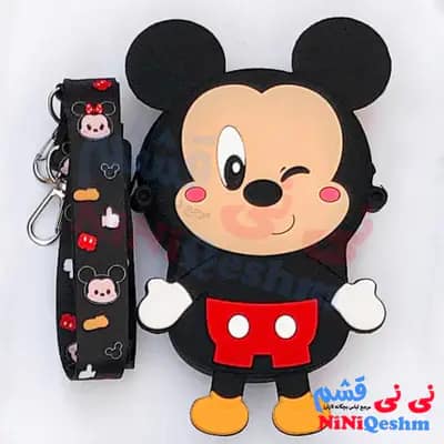 کیف سیلیکونی فانتزی بچگانه طرح میکی کد 009