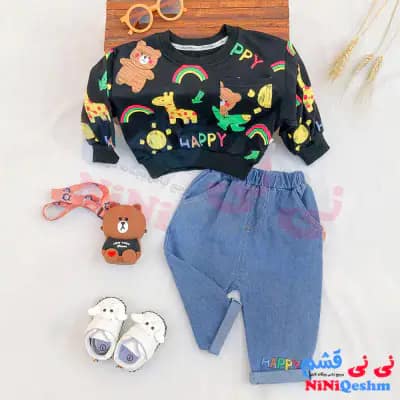 بلوز شلوار بچه گانه کد 21153