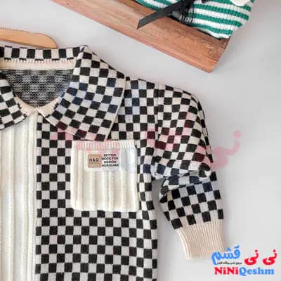 بلوز بافت بچه گانه کد 21204