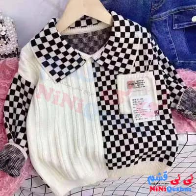 بلوز بافت بچه گانه کد 21204