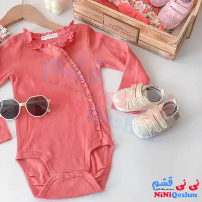 بادی دخترانه رنگ گلبهی
