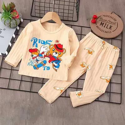 بلوز شلوار راحتی بچه گانه کد 21658
