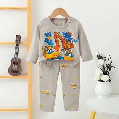 بلوز شلوار راحتی بچه گانه کد 21663