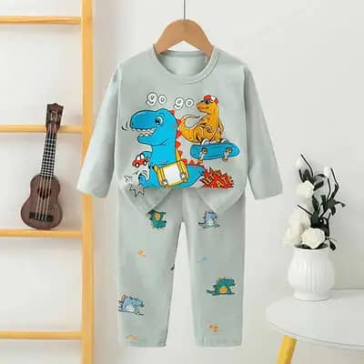 بلوز شلوار راحتی بچه گانه کد 21678