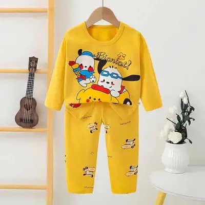 بلوز شلوار راحتی بچه گانه کد 21680