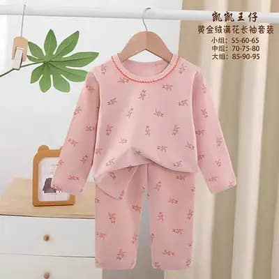 بلوز شلوار راحتی بچه گانه کد 21691