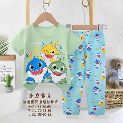 بلوز شلوار راحتی بچه گانه کد 21815