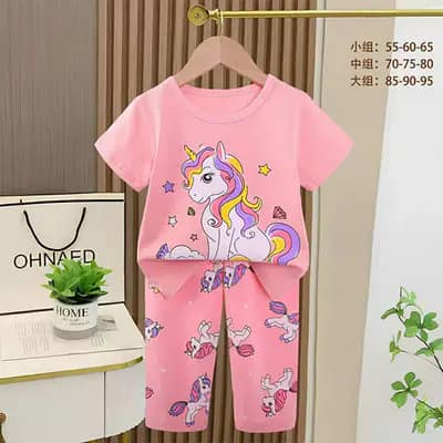 بلوز شلوار راحتی بچه گانه کد 21827