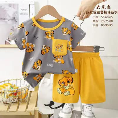تیشرت شورت پسرانه کد 21848