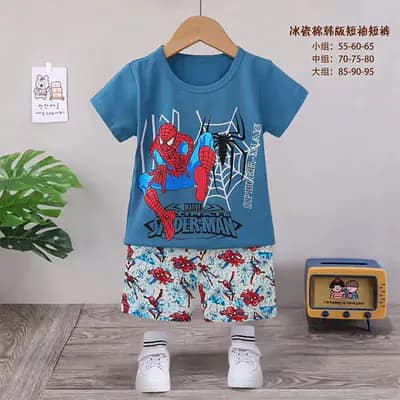تیشرت شورت پسرانه کد 21876