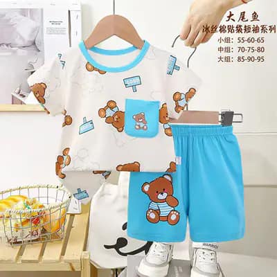 تیشرت شورت پسرانه کد 21881