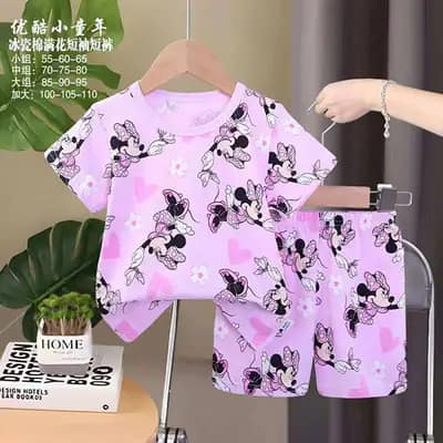 تیشرت شورت دخترانه کد 21894