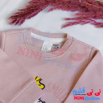 بلوز بچه گانه تو کرک رنگ کالباسی طرح اسنوپی