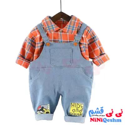 ست بیلر و پیراهن بچگانه وارداتی Fashion Happyiness کد 2309