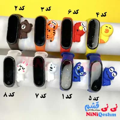 ساعت دیجیتالی فانتزی بچگانه طرح عروسکی رنگی