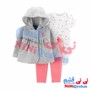 سه تکه سوییشرتی دخترانه کارترز مدل 6207