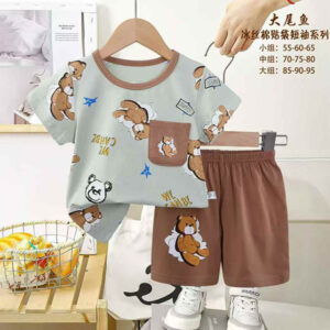 تیشرت شورت پسرانه کد 21833