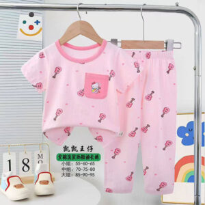 بلوز شلوار راحتی بچه گانه کد 21856