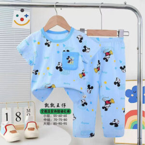 بلوز شلوار راحتی بچه گانه کد 21859