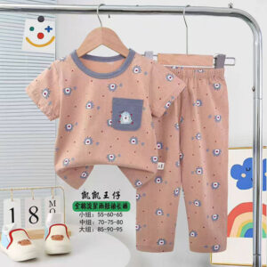 بلوز شلوار راحتی بچه گانه کد 21864