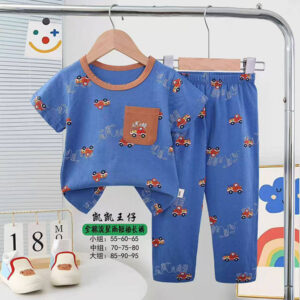 بلوز شلوار راحتی بچه گانه کد 21865