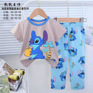 بلوز شلوار راحتی بچه گانه کد 21868