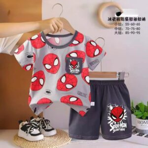 ست تیشرت شلوارک پسرانه طرح اسپایدرمن Spider-Man | مارول